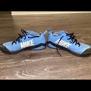 CUSTOM UNC BASEBALL Nike Trout Turf Shoes Size 12